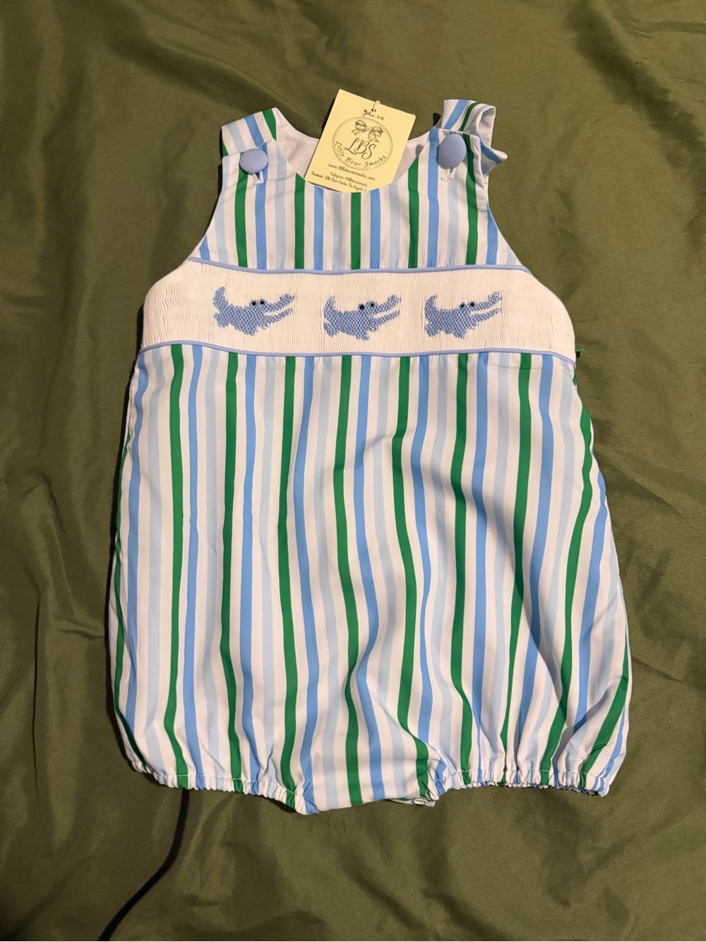 Boys smocked bubble
